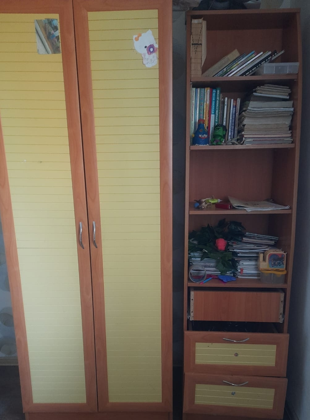 Шкаф из двух предметов бу