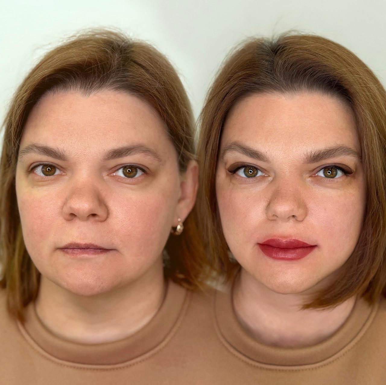 Перманентный макияж в Шипуново, скидка 30% на первую процедуру перманентного макияжа губ, век и бровей!