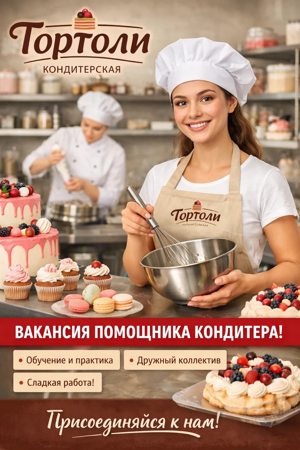 Стань кондитером с нуля!