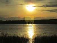 Закат на  Клепечихинском  водохранилище